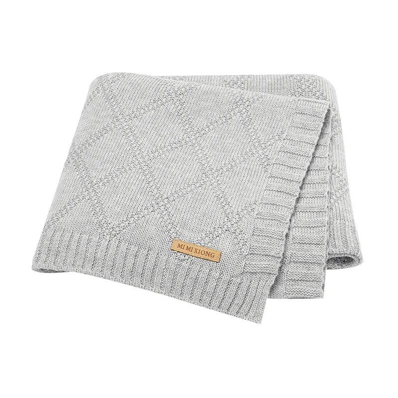 Manta de Bebé de Algodón Súper Suave (90 x 70 cm) - Colcha de Cochecito y Alfombra de Juego