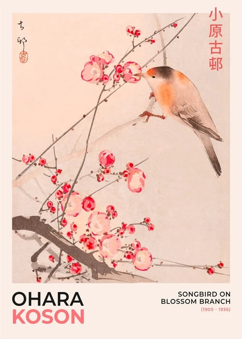 Póster de Arte Japonés de Exposición (Katsushika Hokusai) - Impresión de Paisajes Vintage en Lienzo