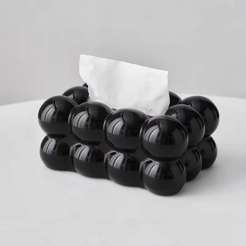 Caja de Pañuelos con Diseño de Nube (Almacenamiento y Decoración) - Estilo Moderno