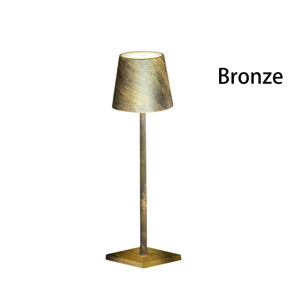 Lámpara de Escritorio LED Táctil (3 Niveles de Color) - Iluminación de Ambiente Moderna y con Protección Ocular