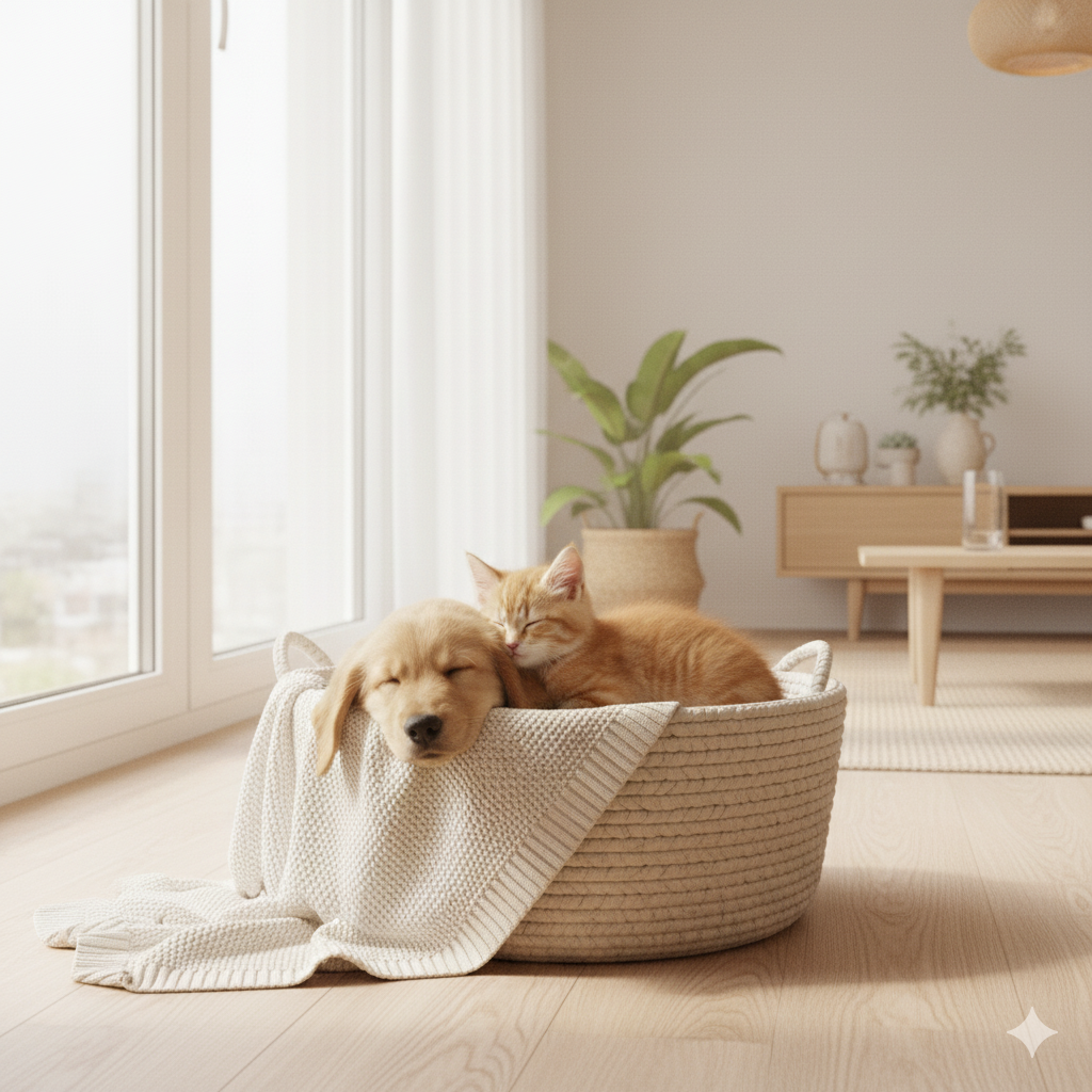 Accesorios modernos y elegantes para mascotas