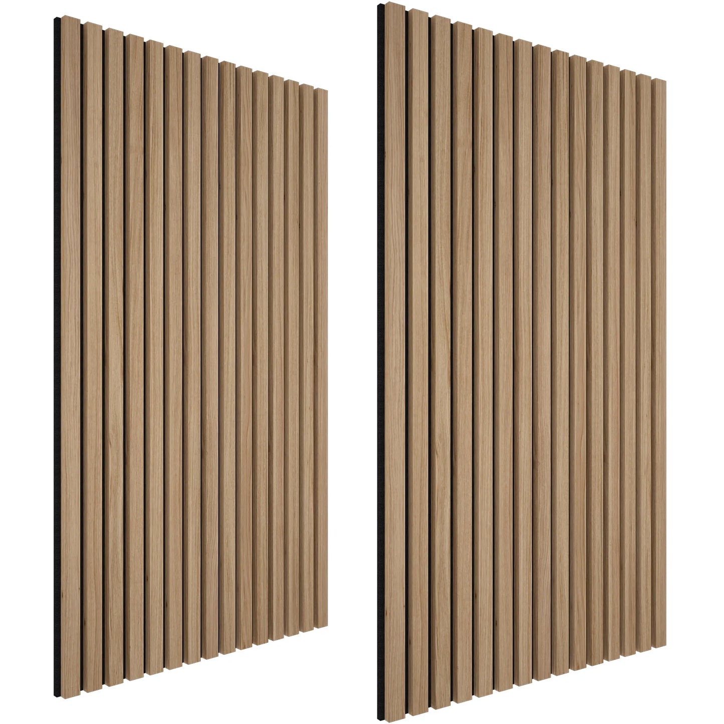 Paneles Acústicos Decorativos TECTAKE Sonic Wall (Chapa de Madera Real) - Set de Lamas con Absorción de Sonido y Fácil Instalación