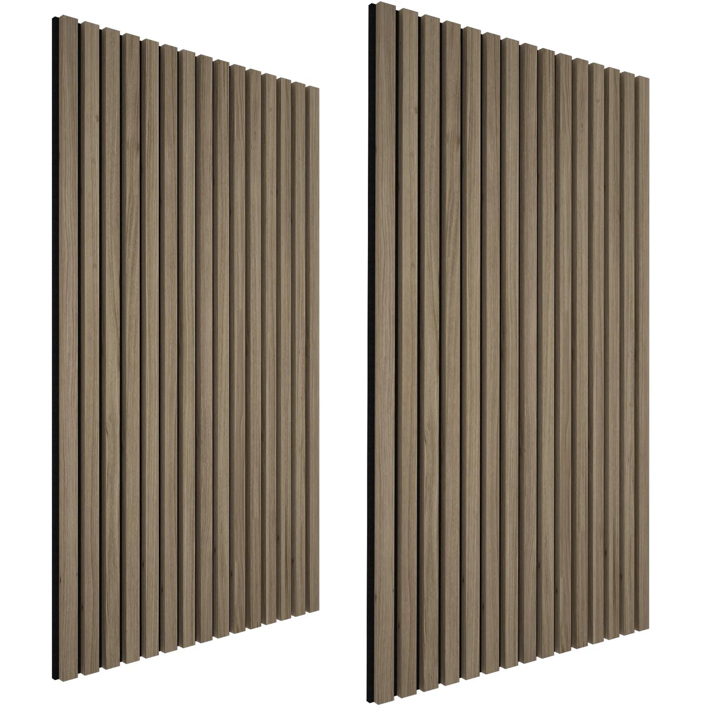 Paneles Acústicos Decorativos TECTAKE Sonic Wall (Chapa de Madera Real) - Set de Lamas con Absorción de Sonido y Fácil Instalación
