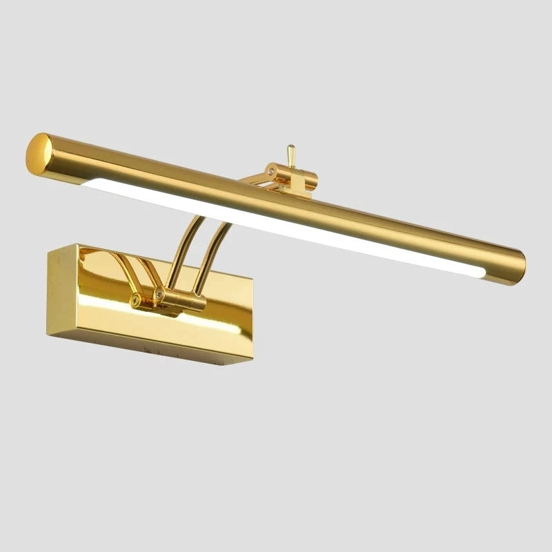 Aplique de Pared LED para Baño (Acero Inoxidable) - Lámpara de Espejo Impermeable L40/55/70CM con Interruptor y 3 Tonos