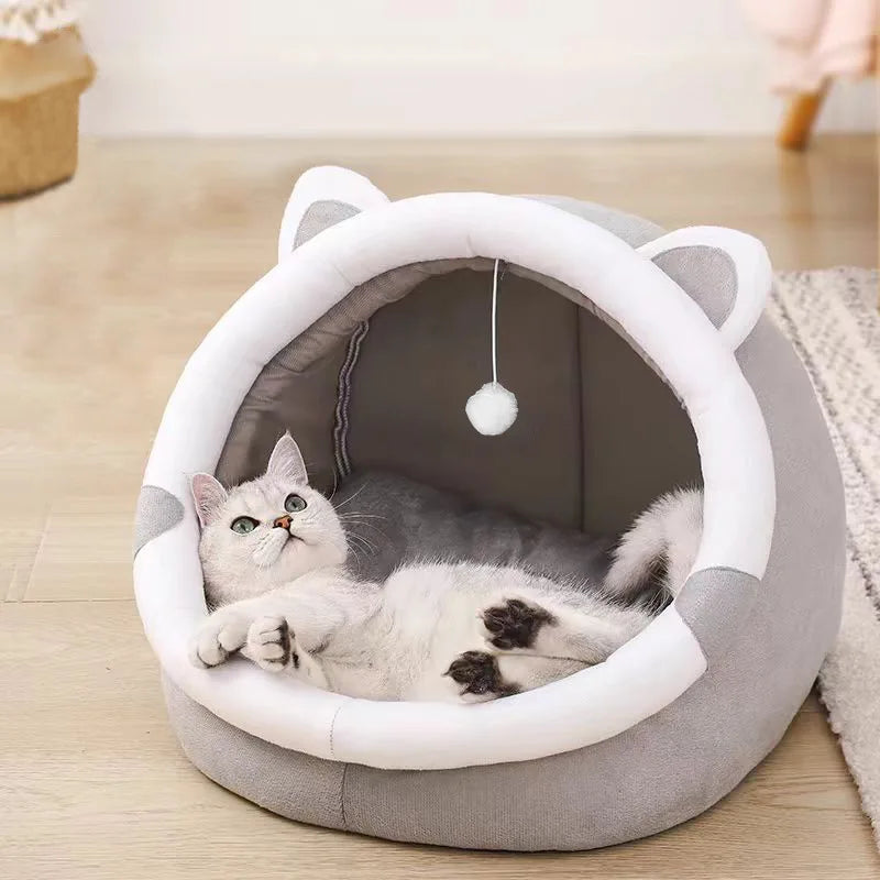 Tienda Cueva Térmica Plegable para Gatos y Perros Pequeños (Lavable)