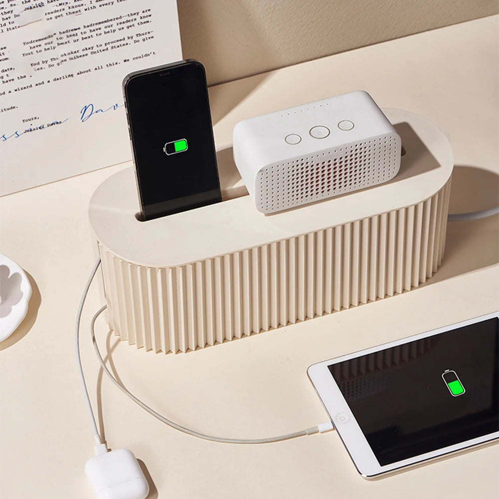 Caja Organizadora de Regletas Domésticas Multi-Propósito | Contenedor de Gestión de Cables y Datos para el Hogar