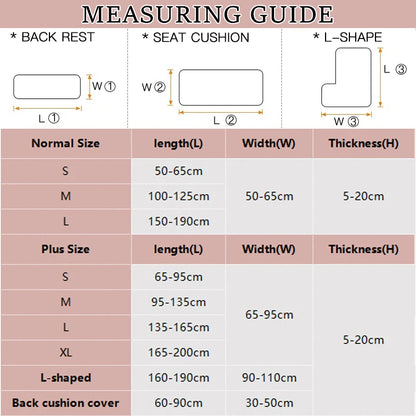 Funda de Terciopelo Elástica para Cojines de Sofá | Protector de Asiento Individual Suave | Cubierta Separada de Lujo para Mascotas y Niños