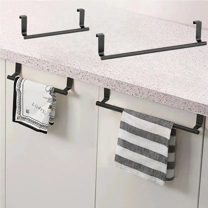 Toallero Colgante de Acero Inoxidable (Over Door) - Organizador para Cocina y Baño
