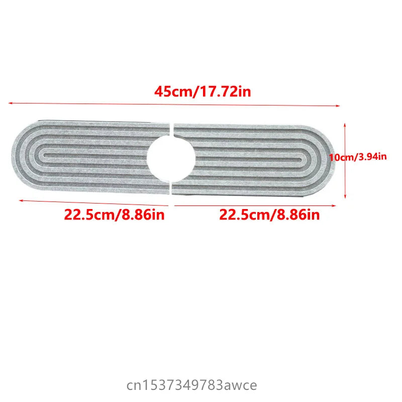 Tapete Absorbente Grifo Tierra de Diatomeas | Secado Rápido Antideslizante Fregadero - Casarae