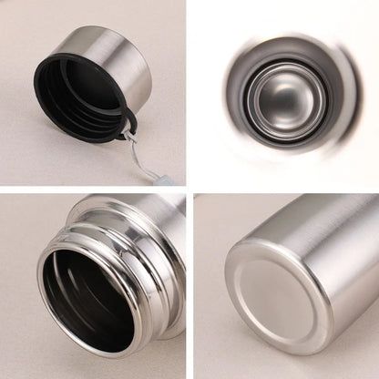 Botella Deportiva de Acero Inoxidable 1000ml | Termo Metálico Reutilizable para Gimnasio, Camping y Viajes