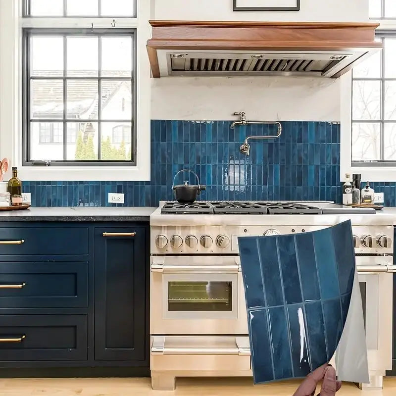 Stickers de Azulejos de Pared Autoadhesivos (Peel and Stick) - Impermeables y Resistentes al Calor