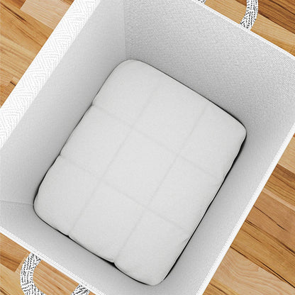 Bolsa Organizadora de Almacenamiento Plegable con Cremallera y Asa (30L a 220L) | Contenedor de Ropa y Edredones para Mudanzas y Armario