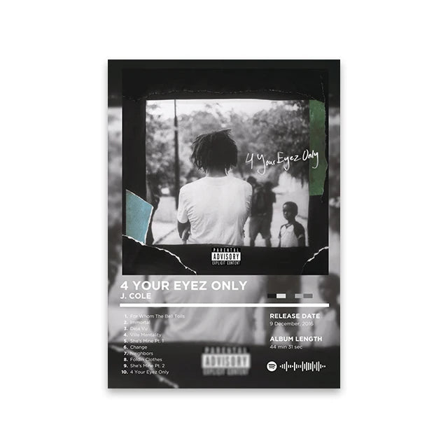 Lienzo musical retro para pared