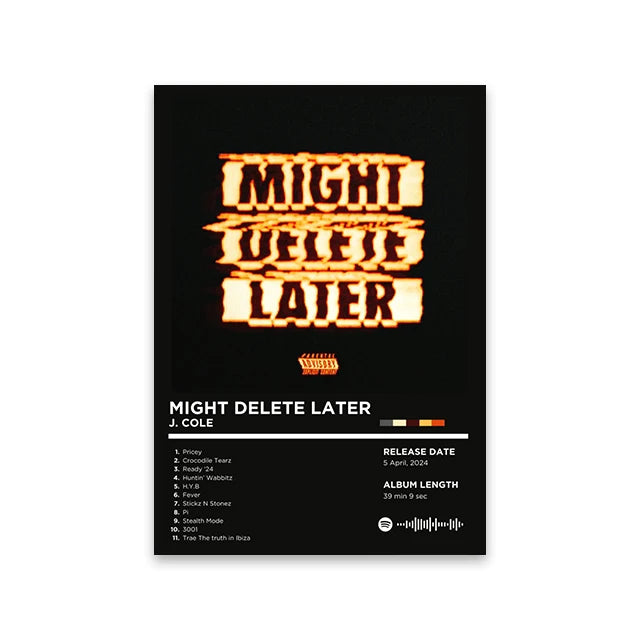 Lienzo musical retro para pared