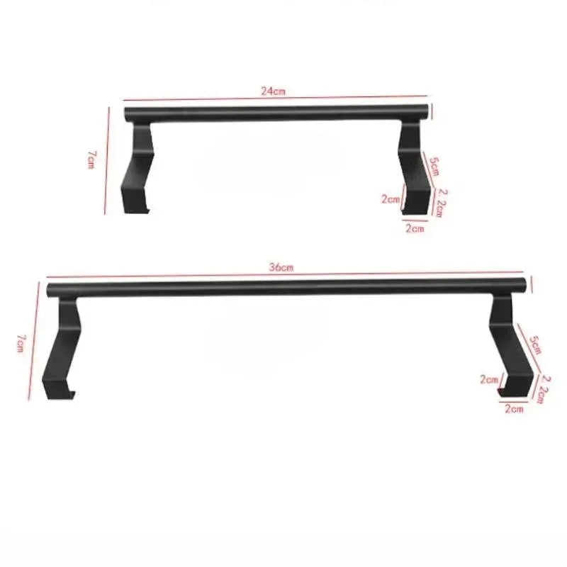 Toallero Colgante de Acero Inoxidable (Over Door) - Organizador para Cocina y Baño
