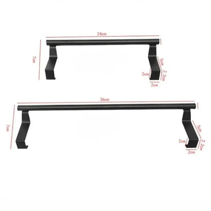 Toallero Colgante de Acero Inoxidable (Over Door) - Organizador para Cocina y Baño