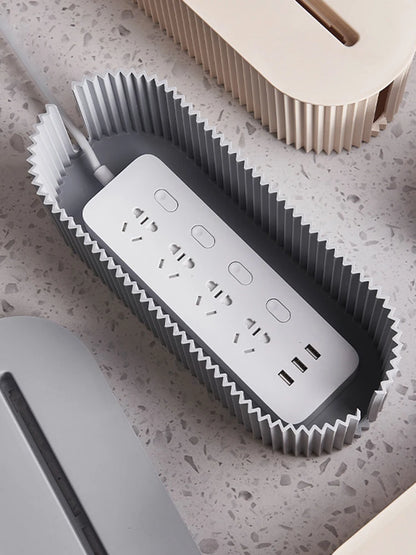 Caja Organizadora de Regletas Domésticas Multi-Propósito | Contenedor de Gestión de Cables y Datos para el Hogar