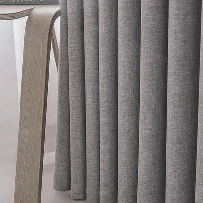 Cortinas Blackout de Lino Asazal (Alta Calidad) - Paneles Opacos, Aislamiento Lumínico Total y Lujo Moderno para Dormitorio y Sala