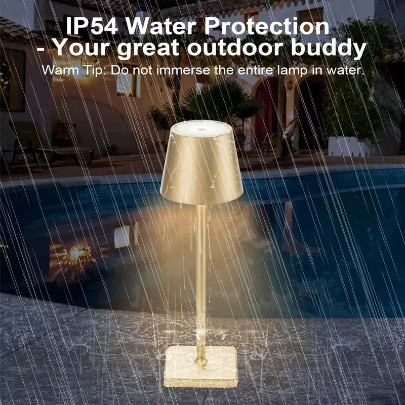 Lámpara de Escritorio LED Táctil (3 Niveles de Color) - Iluminación de Ambiente Moderna y con Protección Ocular