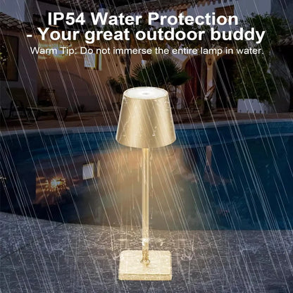 Lámpara de Escritorio LED Táctil (3 Niveles de Color) - Iluminación de Ambiente Moderna y con Protección Ocular