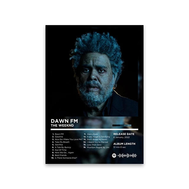 Lienzo musical retro para pared