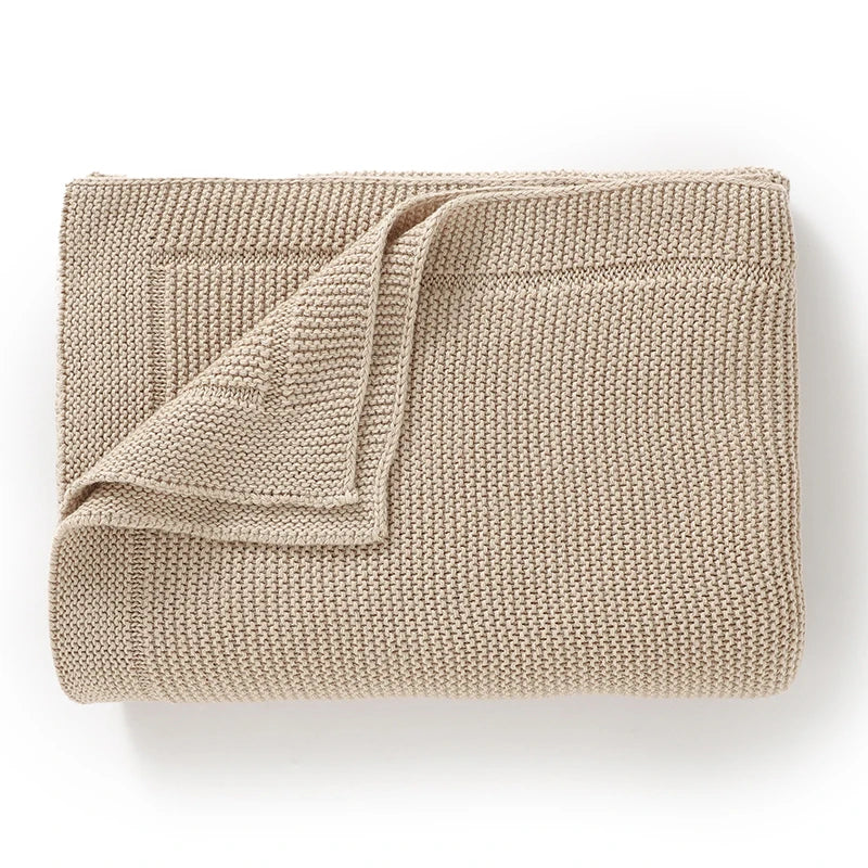 Manta de Bebé Algodón (100x80cm) | Para Todas las Estaciones, Alfombra de Juego Plaid - Casarae