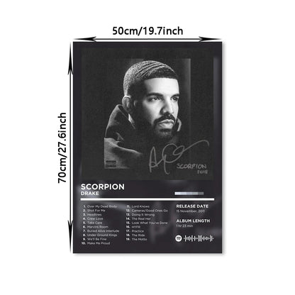 Lienzo musical retro para pared