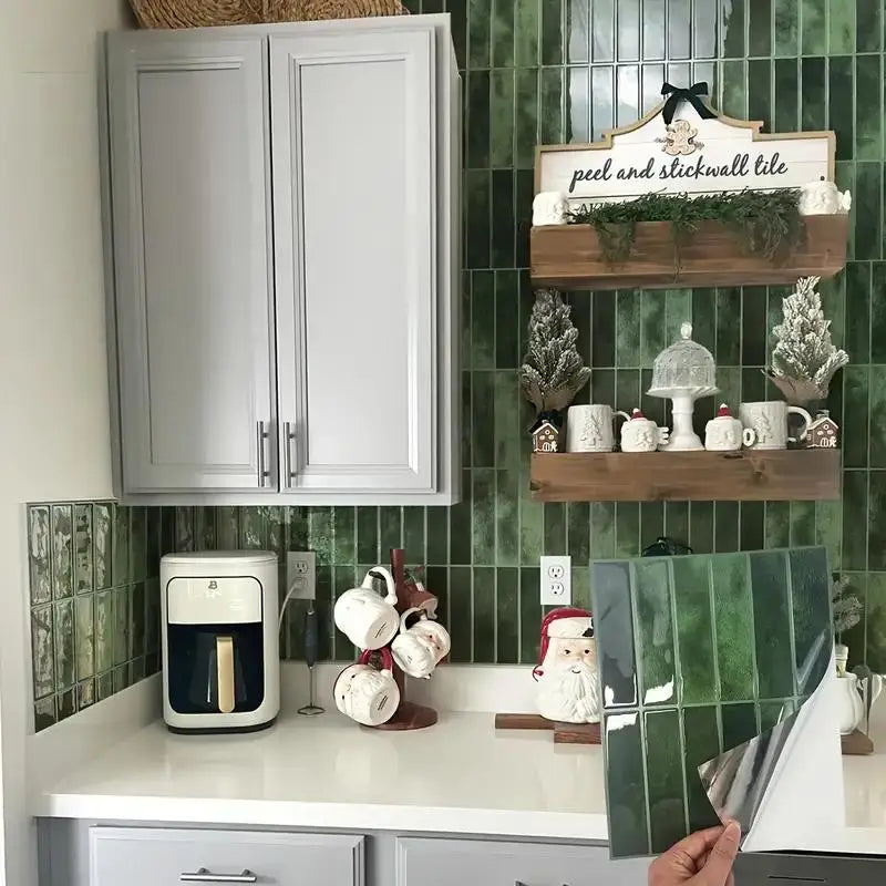 Stickers de Azulejos de Pared Autoadhesivos (Peel and Stick) - Impermeables y Resistentes al Calor