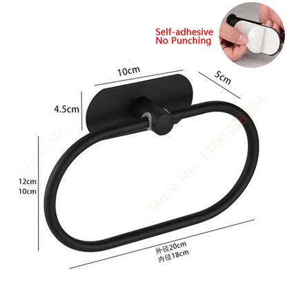 Organizador Adhesivo de Papel Higiénico y Toallas (Acero Inoxidable SUS304)