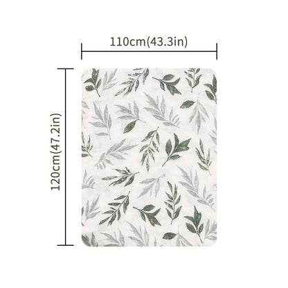 Manta de Muselina de Algodón 100% Puro (120 x 110 cm) - Envoltura y Toalla de Baño de Doble Capa