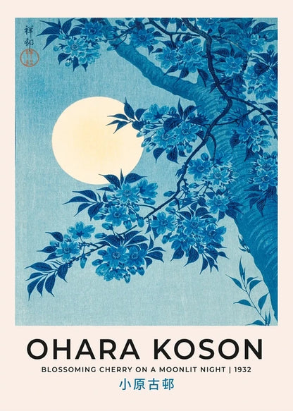 Póster de Arte Japonés de Exposición (Katsushika Hokusai) - Impresión de Paisajes Vintage en Lienzo