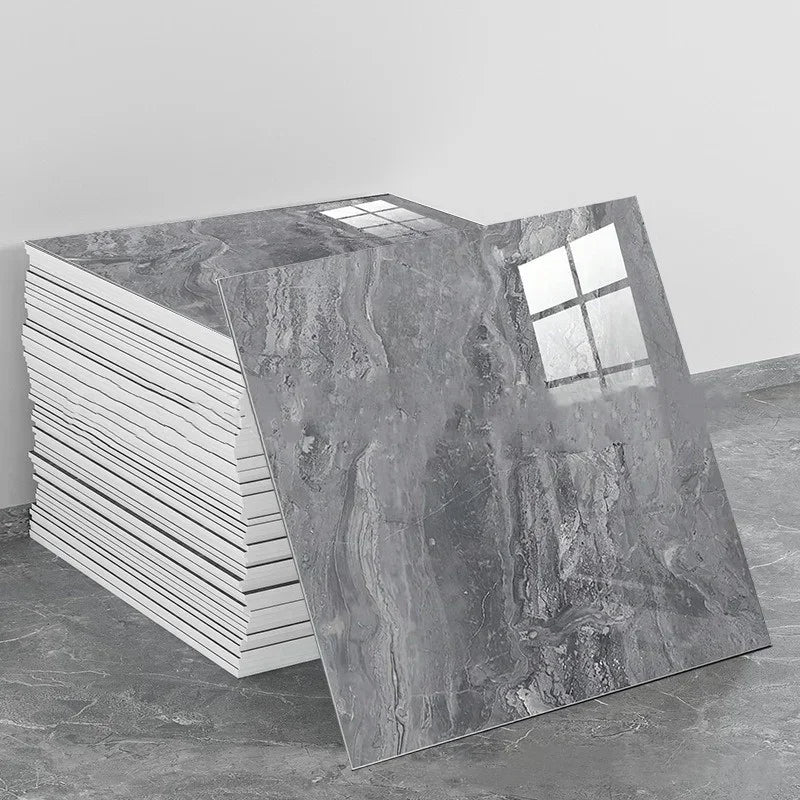 Sticker Autoadhesivo de Pared 3D Imitación Azulejo Cerámico (Efecto Mármol, Impermeable)