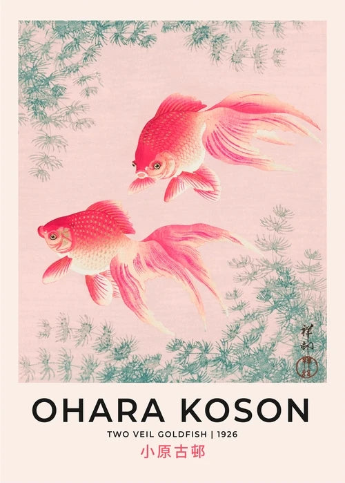 Póster de Arte Japonés de Exposición (Katsushika Hokusai) - Impresión de Paisajes Vintage en Lienzo