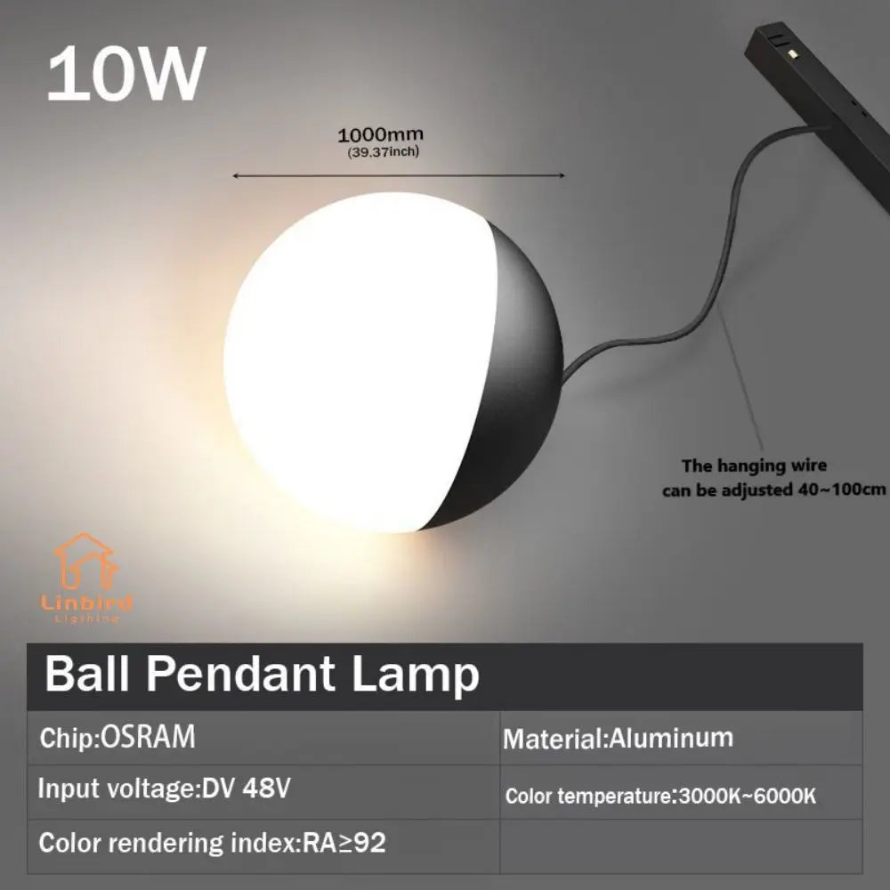 Sistema de Iluminación Inteligente Modular (DC48V Magnetic Track) - Focos LED Zigbee Controlables por Voz y App