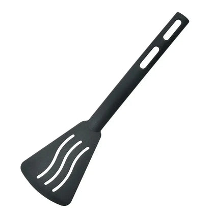 Set de Utensilios de Nylon para Cocina y Camping (1 o 3 Piezas) | Espátula Ranurada, Tenedor y Cuchara (Antiadherente y Portátil)