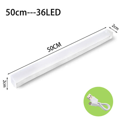 Regleta LED Ultra Fina con Sensor de Movimiento Recargable | Luz Inalámbrica 3 Tonos para Cocina, Armarios y Vestidores | Lámpara Magnética de Aluminio