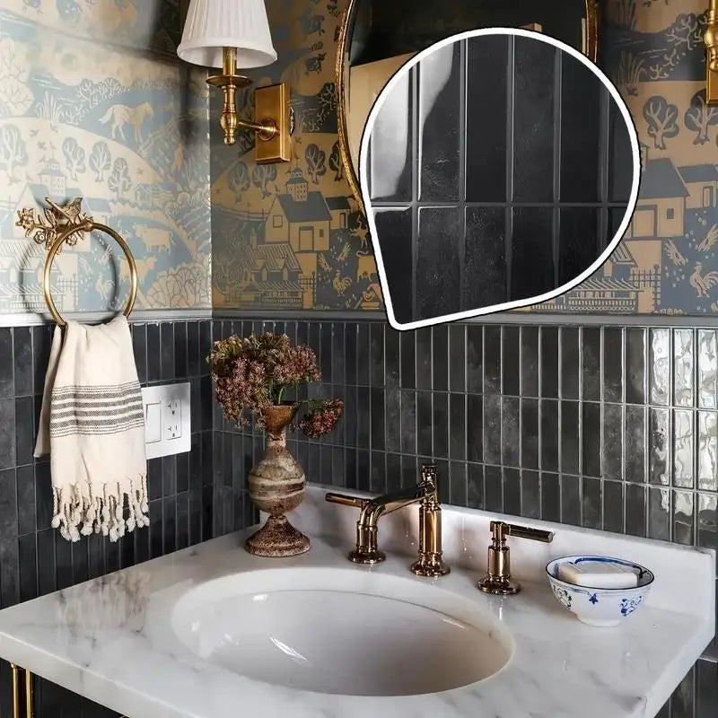 Stickers de Azulejos de Pared Autoadhesivos (Peel and Stick) - Impermeables y Resistentes al Calor