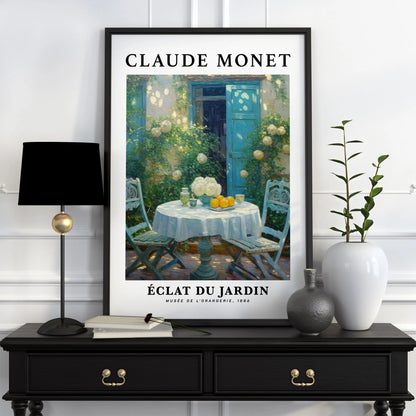 Póster Vintage de Arte Famoso (Claude Monet) - Impresión en Lienzo Giclée de Paisajes y Flores