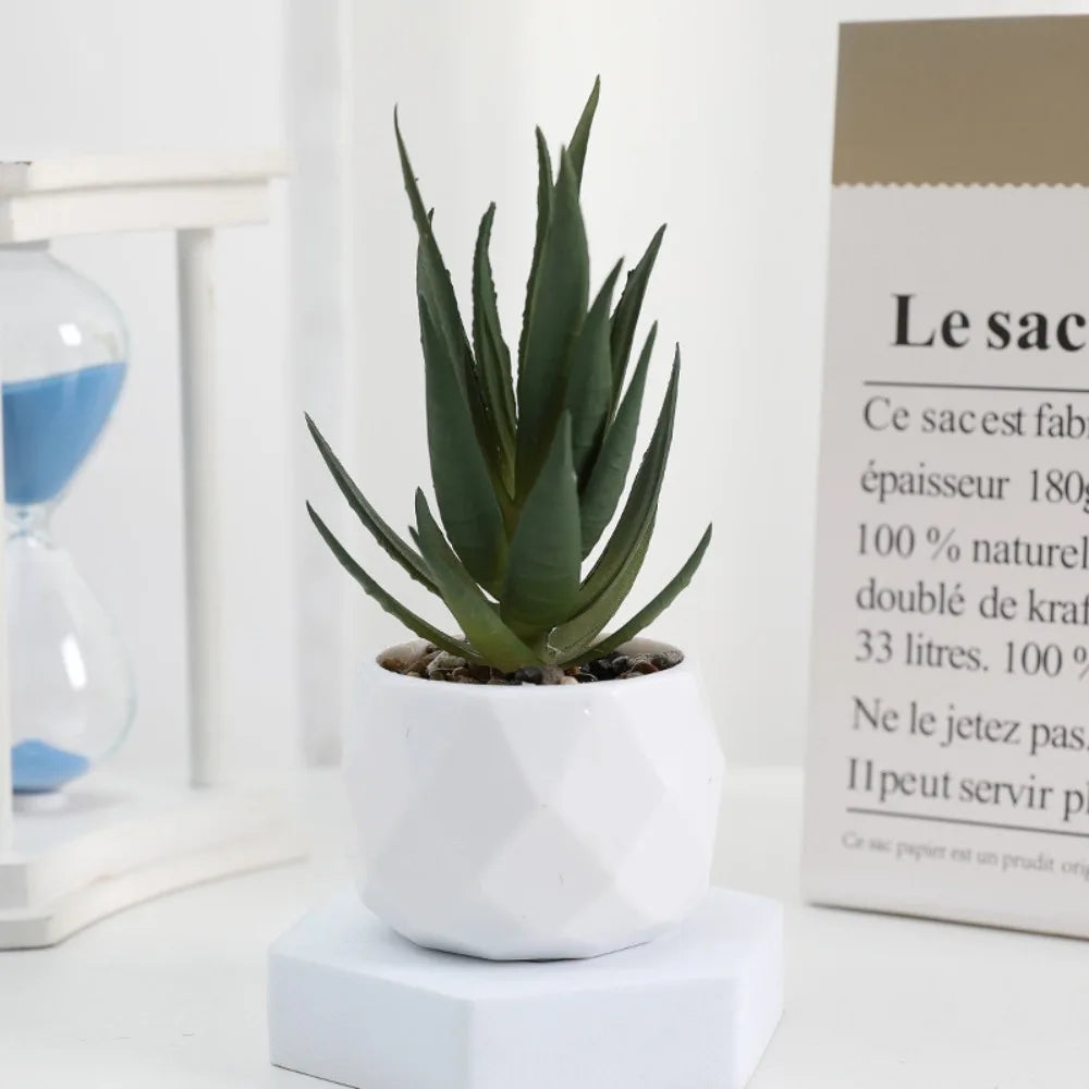 Mini bonsái suculenta artificial