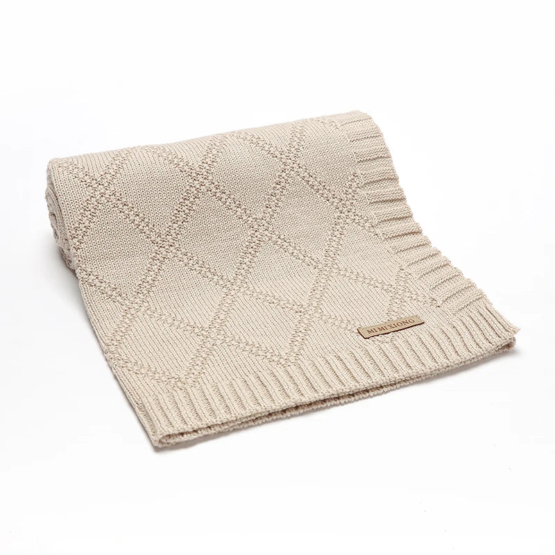 Manta de Bebé de Algodón Súper Suave (90 x 70 cm) - Colcha de Cochecito y Alfombra de Juego