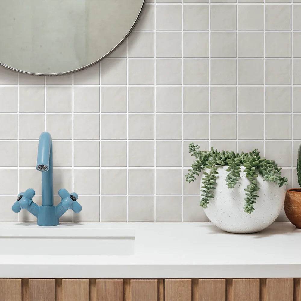 Azulejos Decorativos 3D Autoadhesivos de PVC (30x30cm) - Paneles "Pelar y Pegar" con Textura en Relieve, Resistentes al Agua y al Calor