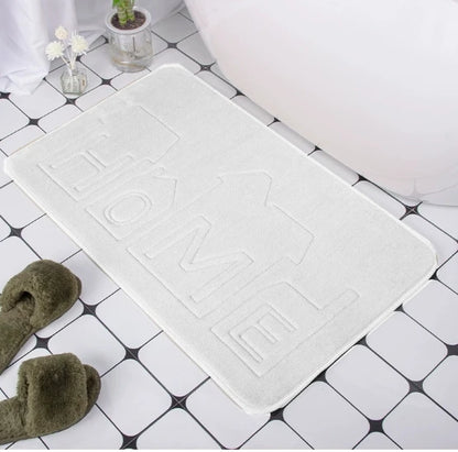 Alfombra de Baño Adoquín 3D (Espuma Viscoelástica) - Tapete de Suelo Súper Absorbente y Antideslizante