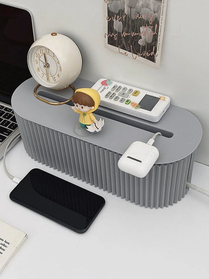 Caja Organizadora de Regletas Domésticas Multi-Propósito | Contenedor de Gestión de Cables y Datos para el Hogar