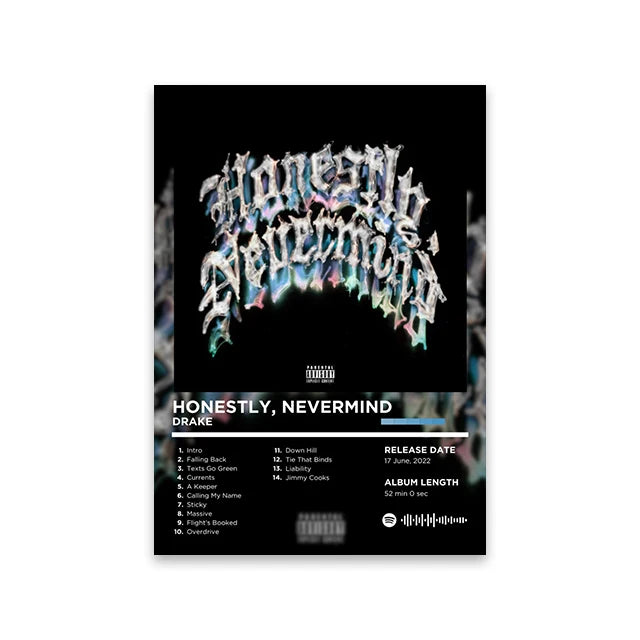 Lienzo musical retro para pared