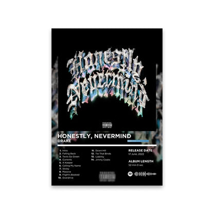 Lienzo musical retro para pared