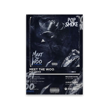 Lienzo musical retro para pared