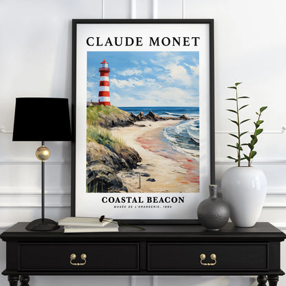 Póster Vintage de Arte Famoso (Claude Monet) - Impresión en Lienzo Giclée de Paisajes y Flores