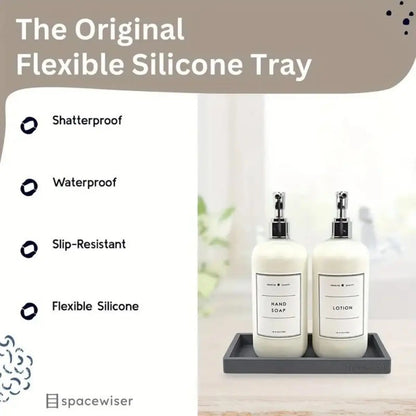 Bandeja decorativa antideslizante