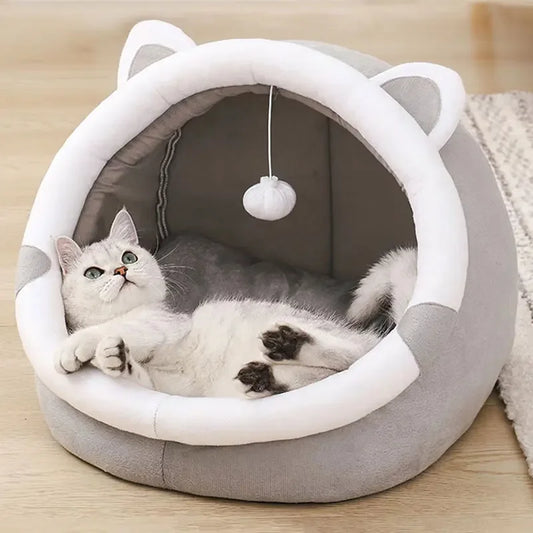 Tienda Cueva Térmica Plegable para Gatos y Perros Pequeños (Lavable)