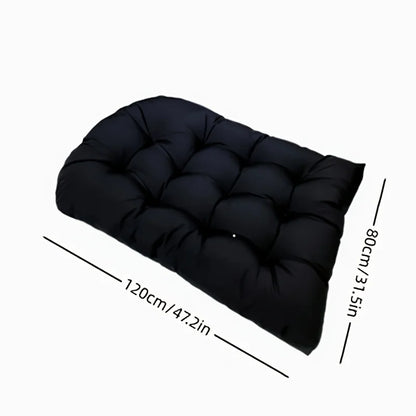 Cojín para Silla Colgante de Huevo y Balancín | Almohadilla Acolchada para Asiento de Cesta Interior y Exterior | Cojín Ergonómico de Jardín